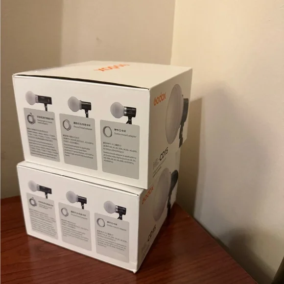 Godox flash diffuser comes with adapters never been used